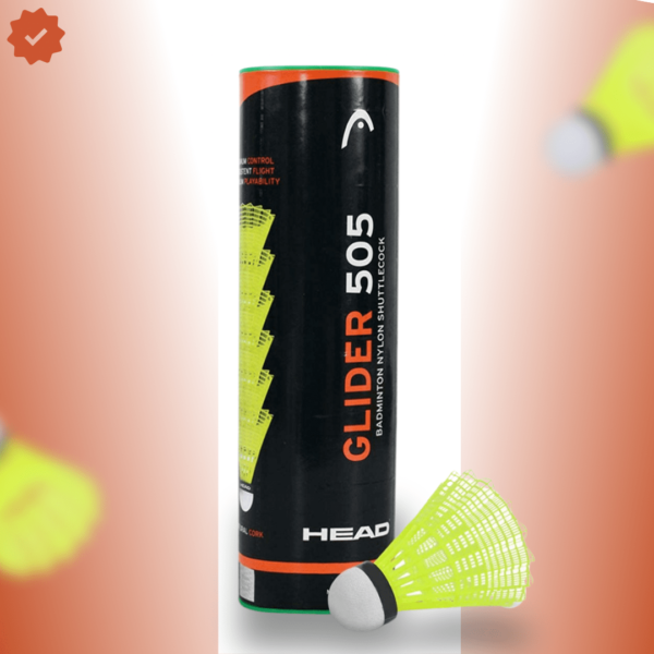HEAD Glider 505 Nylon Badminton Shuttlecock (Yellow)